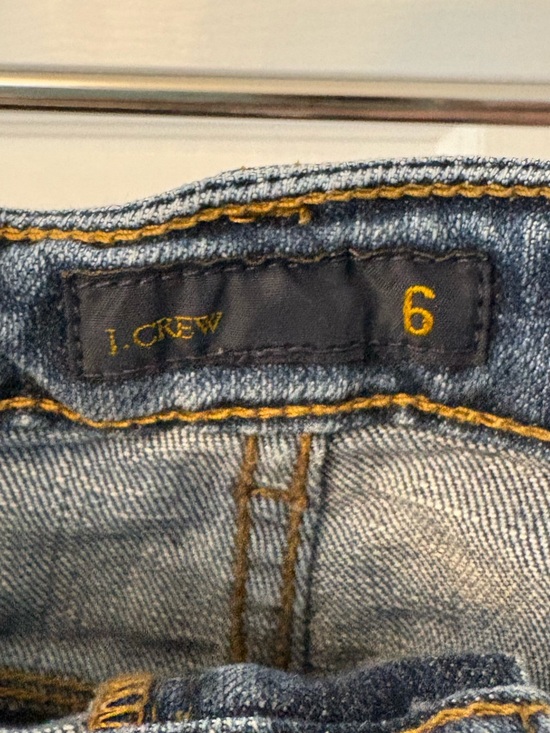J. Crew Blue Highrise Denim Skirt Size 6 Cotton Jean - Picture 4 of 6